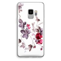 Mooie bloemen: Samsung Galaxy S9 Transparant Hoesje