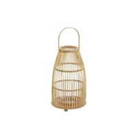 Kaarshouder DKD Home Decor Kristal Bamboe (25 x 25 x 56 cm)