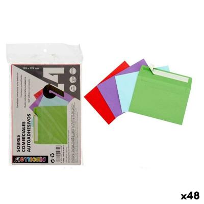 Enveloppen Pincello Multicolour Papier 12 x 1 x 17,5 cm 120 x 176 mm (48 Stuks)