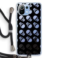 Musketon Skulls: Xiaomi Mi 11 Lite Transparant Hoesje met koord