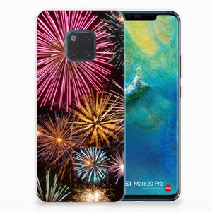 Huawei Mate 20 Pro Silicone Back Cover Vuurwerk
