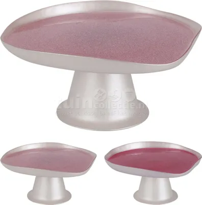 Taartplateau Glitter Roze Ø21cm Assorti 1st
