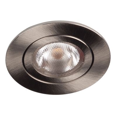 BR0041 LED-inbouwspot 2,2W 2700K IP44 Nikkel