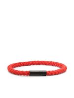 Le Gramme bracelet 5G à design tressé - Rouge