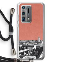 Marrakech Skyline : Huawei P40 Pro Plus Transparant Hoesje met koord