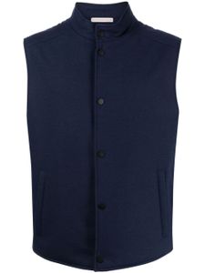 Corneliani veston à bouton pression - Bleu