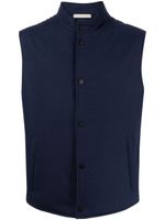 Corneliani veston à bouton pression - Bleu