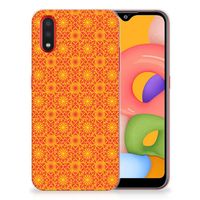 Samsung Galaxy A01 TPU bumper Batik Oranje