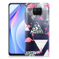 Xiaomi Mi 10T Lite | TPU Hoesje | Flamingo Triangle