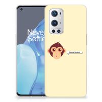 OnePlus 9 Pro Telefoonhoesje met Naam Monkey - thumbnail