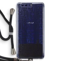 Moroccan Print: Honor 9 Transparant Hoesje met koord