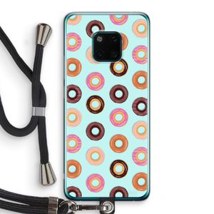 Donuts: Huawei Mate 20 Pro Transparant Hoesje met koord