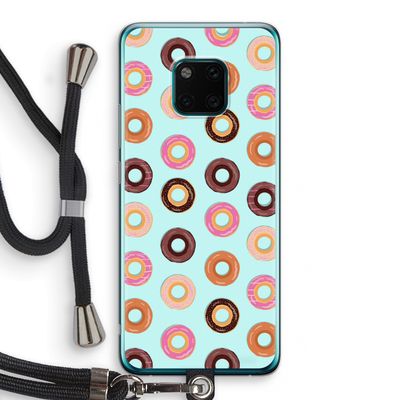 Donuts: Huawei Mate 20 Pro Transparant Hoesje met koord