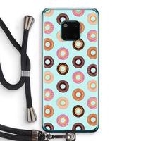 Donuts: Huawei Mate 20 Pro Transparant Hoesje met koord