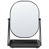Beliani CORREZE - Make-up spiegel-Zwart-Metaal - thumbnail