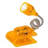 Out of the Yellow leeslampje - geel - op klem - 4 cm - incl batterijen