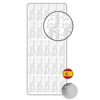 Vaessen Creative • sticker 10x23cm 10pcs zilver "feliz ano novo"