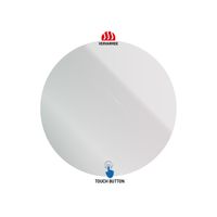 Ronde Badkamerspiegel BWS Omega 80cm Met Verlichting en Verwarming