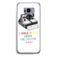Smile: Samsung Galaxy S8 Plus Transparant Hoesje