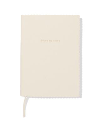 HEMA Notitieboek A5 Gelinieerd PU (beige)