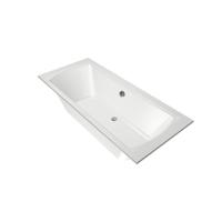 Xenz Robijn Duobad - 180x80x48 - afvoer Midden - acryl - wit 6987-01
