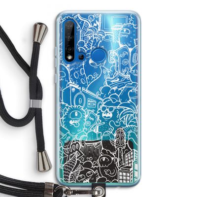 Vexx City #2: Huawei P20 Lite (2019) Transparant Hoesje met koord