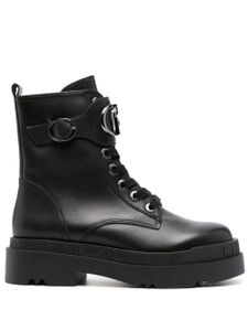 LIU JO bottines Love 40 mm à plaque logo - Noir