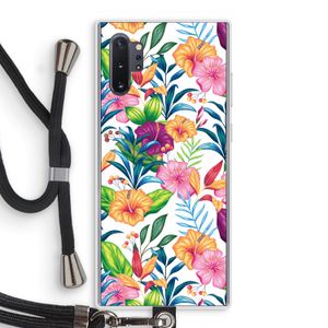 Tropisch 2: Samsung Galaxy Note 10 Plus Transparant Hoesje met koord