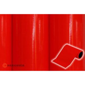 Oracover 27-021-002 Decoratiestrepen Oratrim (l x b) 2 m x 9.5 cm Rood (fluorescerend)