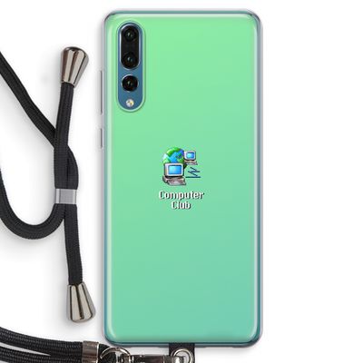 Win98: Huawei P20 Pro Transparant Hoesje met koord