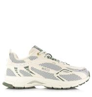 Mercer Amsterdam The Re Run Cactus | White/Green Wit Mesh Lage sneakers Unisex