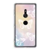 White butterfly: Sony Xperia XZ2 Transparant Hoesje