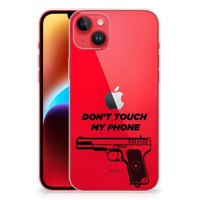 iPhone 14 Plus Silicone-hoesje Pistol DTMP iPhone 14 Plus Silicone-hoesje Pistol DTMP