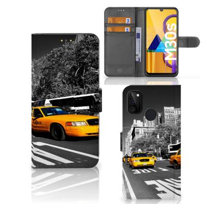 Samsung Galaxy M21 | M30s | Flip Cover | New York Taxi