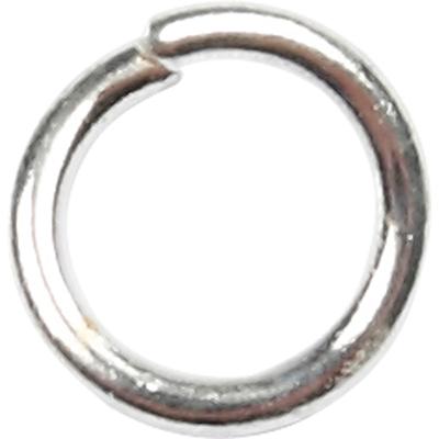 Creativ Company Ringen, afm 4,4 mm, dikte 0,7 mm, verzilverd, 500 stuk/ 1 doos