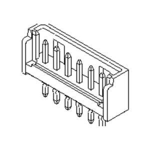 Molex 532901480 Male header, inbouw (standaard) Inhoud: 1 stuk(s) Tray