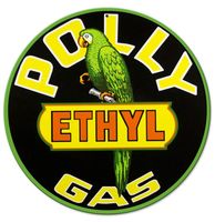 Polly Gas Ethyl Zwaar Metalen Bord - 36 cm ø - thumbnail