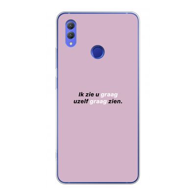 uzelf graag zien: Honor Note 10 Transparant Hoesje
