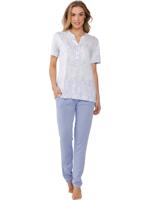 Duurzame pyjama lila blokjes