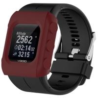 Effen kleur silicone horloge beschermende case voor POLAR V800 (wijn rood)