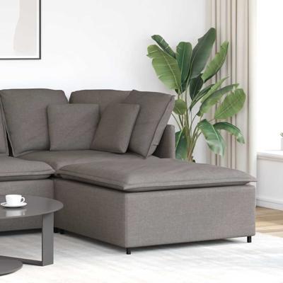 Modulaire voetenbank module 100x100x48 cm taupe