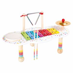 Small Foot houten muziektafel met stippen, 3dlg.