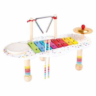 Small Foot houten muziektafel met stippen, 3dlg.