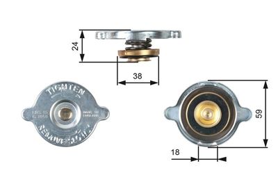 Radiateurdop RC113