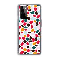 Colored Giraffe: OnePlus 9 Pro Transparant Hoesje