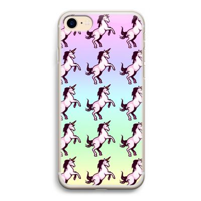 Musketon Unicorn: iPhone 7 Transparant Hoesje