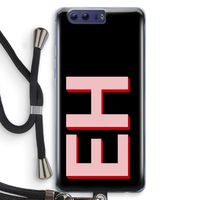 Monogram: Honor 9 Transparant Hoesje met koord