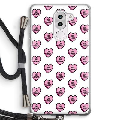 GIRL POWER: Honor 6X Transparant Hoesje met koord