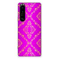 Siliconen Hoesje Sony Xperia 1 III Barok Roze