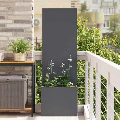 Tuinplant met Decoratief Paneel Antraciet 50 x 140 cm